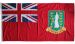 2yd 72x36in 183x91cm British Virgin Islands red ensign (woven MoD fabric)